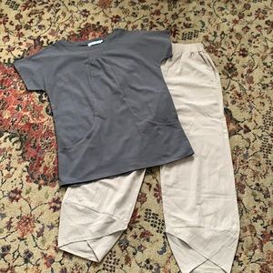 Linen top and pants